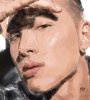 Taeyang's face- progress