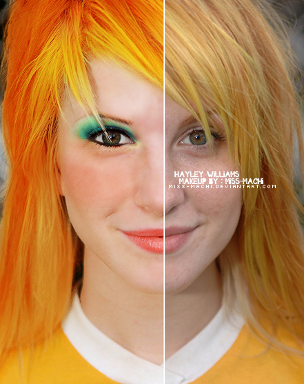 Hayley Williams makeup 3 by Miss-Machi on DeviantArt.