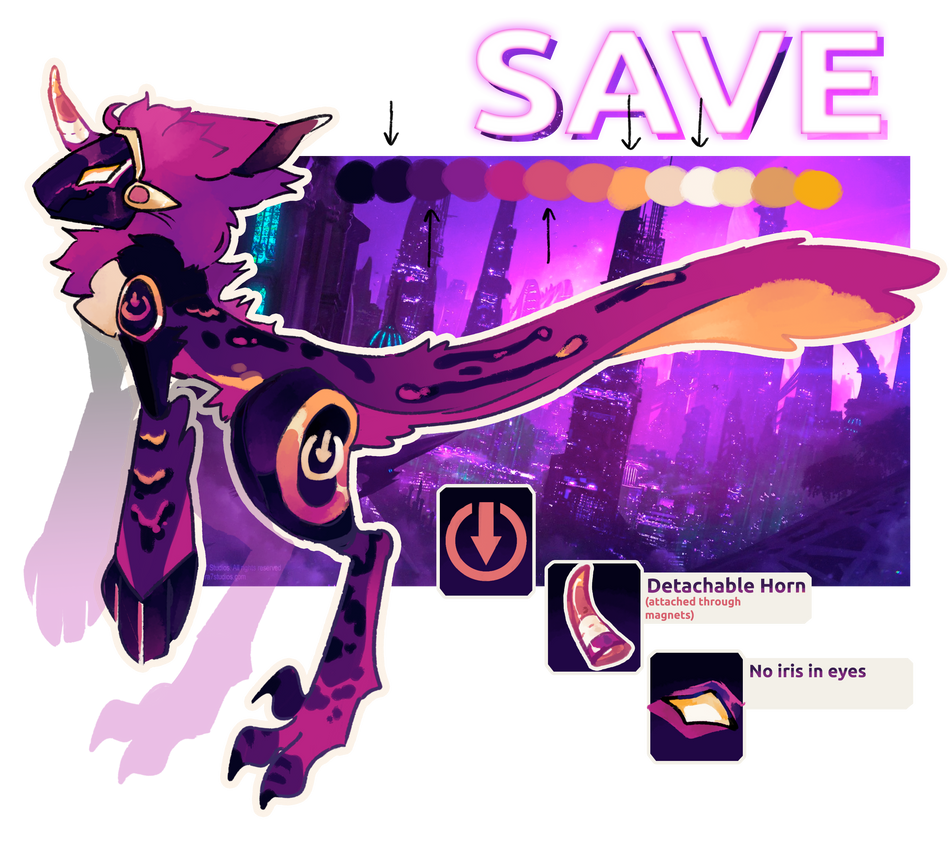Protogen Commission by faurnn on DeviantArt