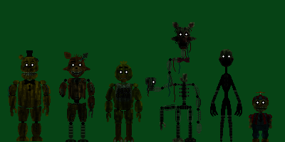 FNaF 3 Phantom Animatronics by PromtheMAn360003 on DeviantArt