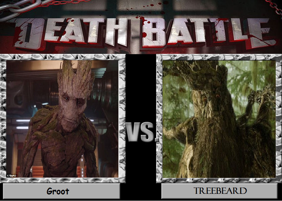 Treebeard Battle Death Battle Groot vs Treebeard by Gatlinggundemon9 on DeviantArt
