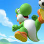 Nintendo: Green Yoshi 3D Render