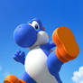 Nintendo 3D Render: Blue Yoshi