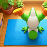 Nintendo 3D Render: Green Yoshi