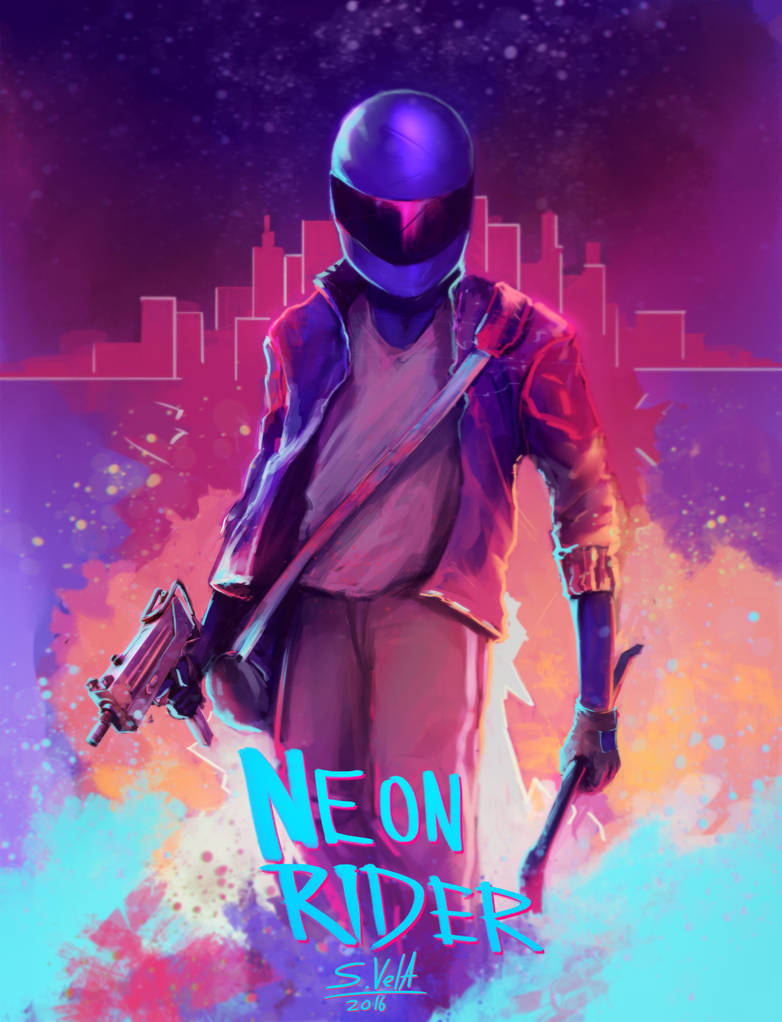 Neon Rider!!! by SK-Vela on DeviantArt
