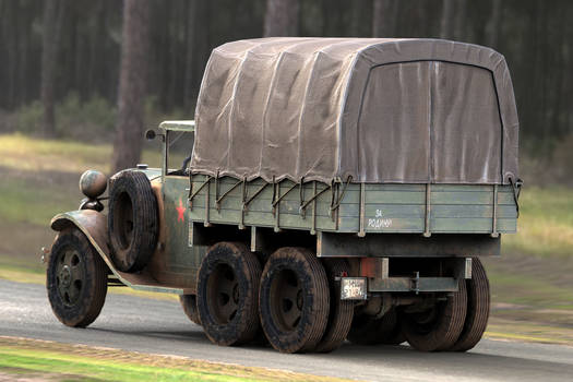 GAZ AAA CARGO TRUCK BACK