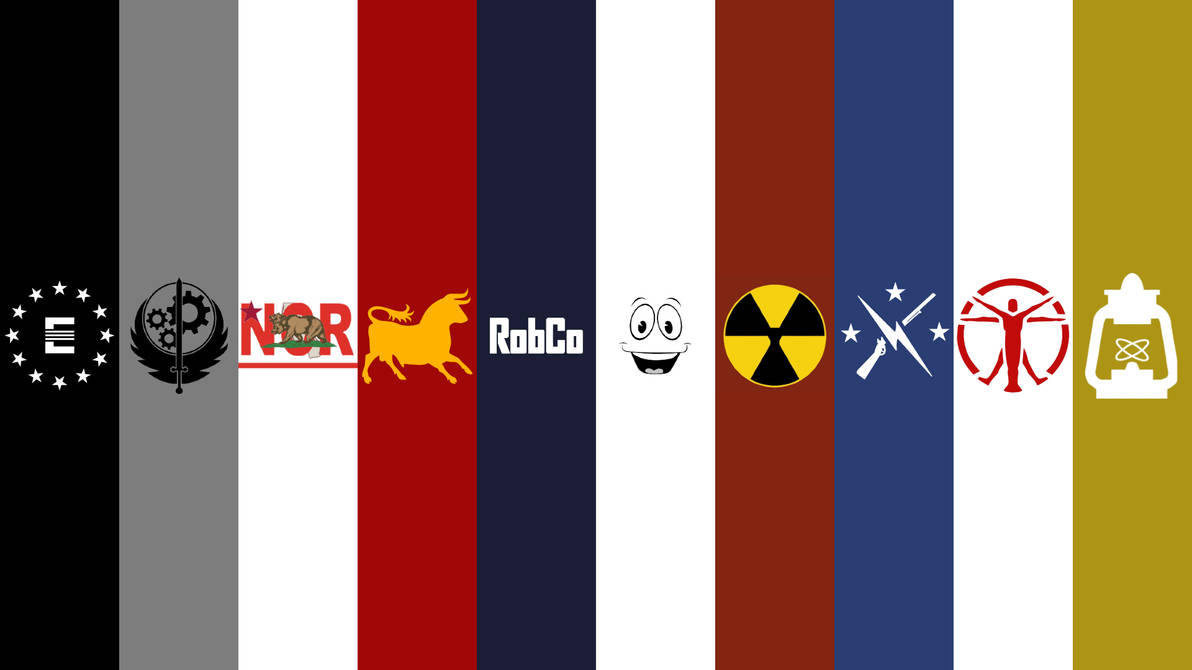 Fallout wallpaper - All major factions by Ernestothegamer on DeviantArt