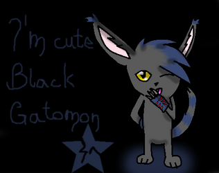 .:I'm cute Black Gatomon:.