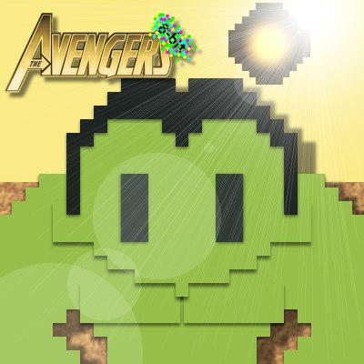 Mini Hulk Bitmap Photo Hulk - 8-bit by pakoquike9 on DeviantArt
