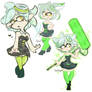 Splatoon: Marie doodles.