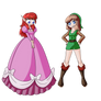 Link and Zelda outfit swap