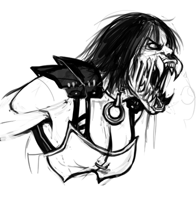 Mileena Sketch (WIP)