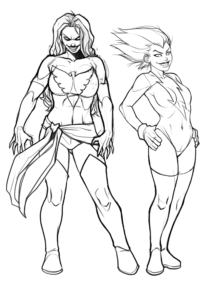 Dark Phoenix or Live Wire? Who do I draw? VOTE!