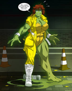 April O'neil:  Adult Mutant Reporter Turtle