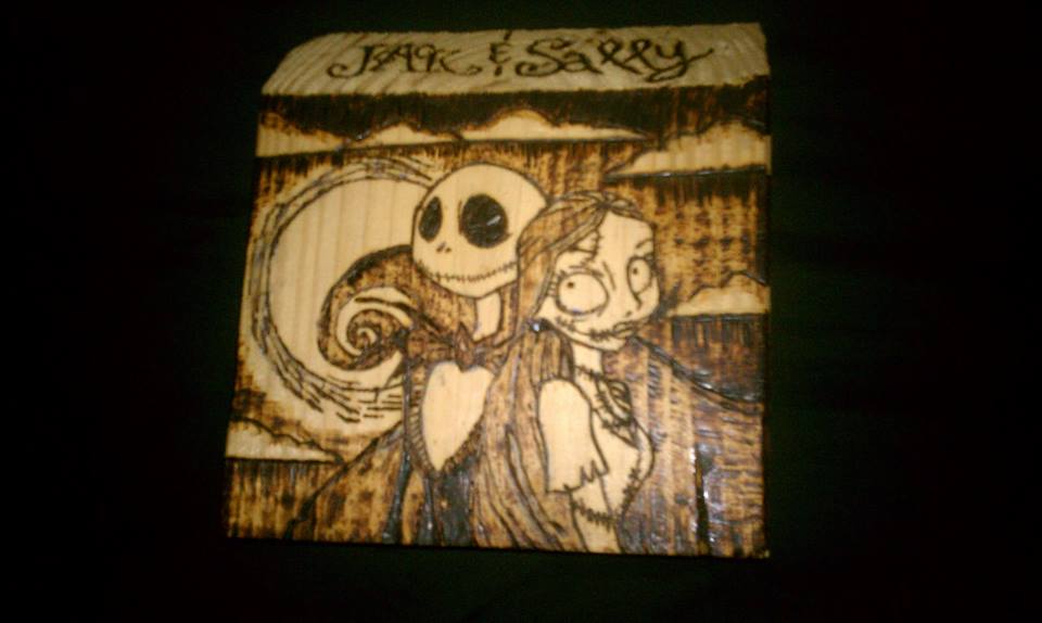 Jack And Sally Wood Burning