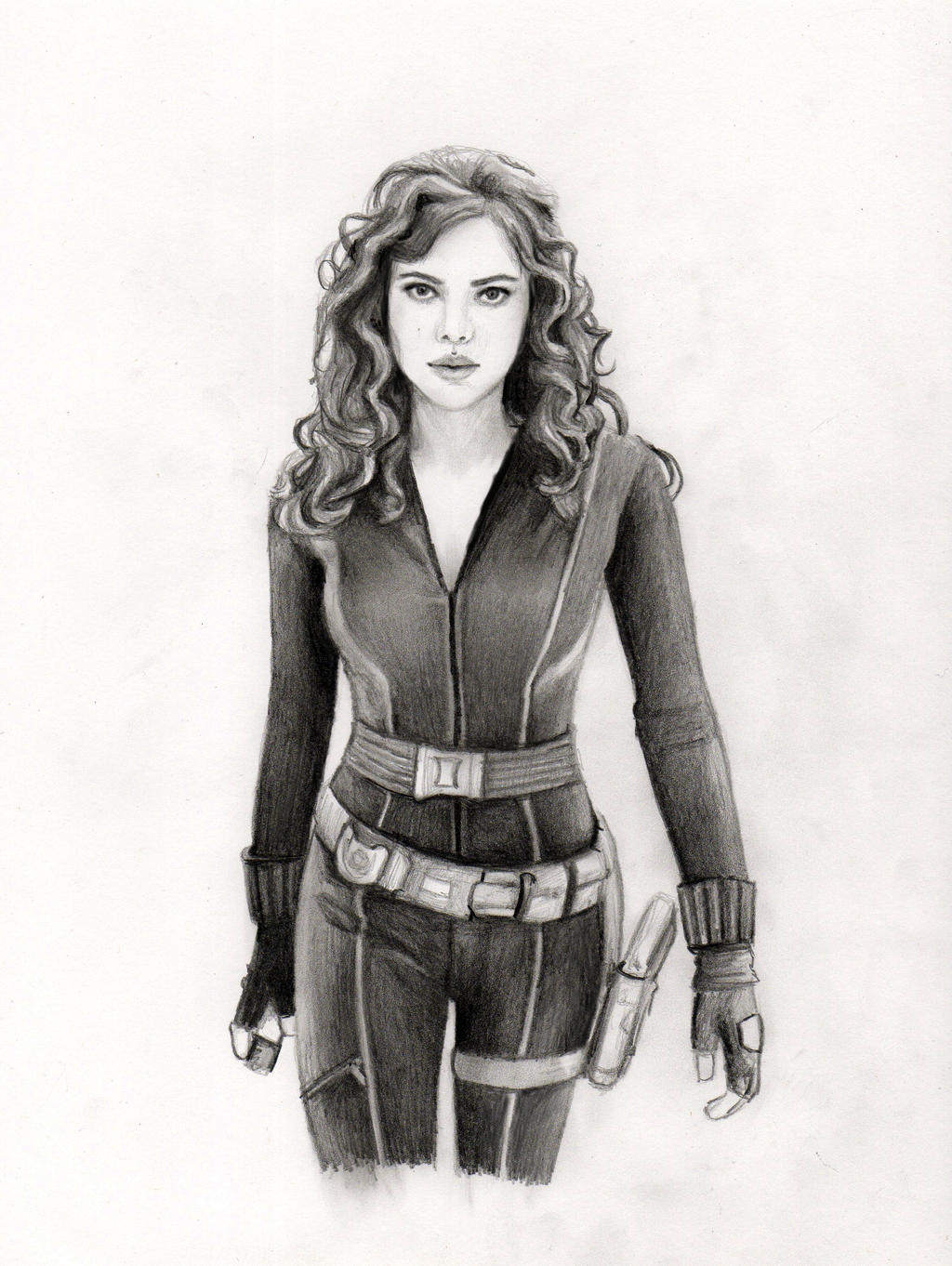marvel Art Drawings Pencil Black Widow - mia-haug