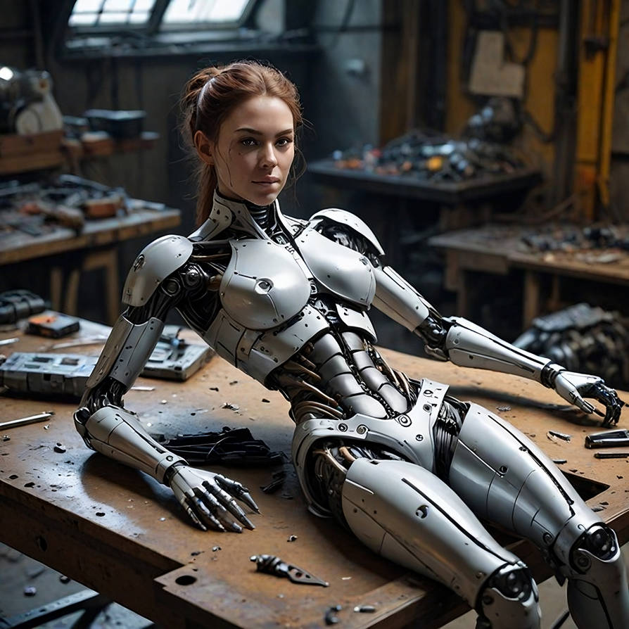 Cyborg Crewmate Female cyborg (17) by Eastwood04 on DeviantArt