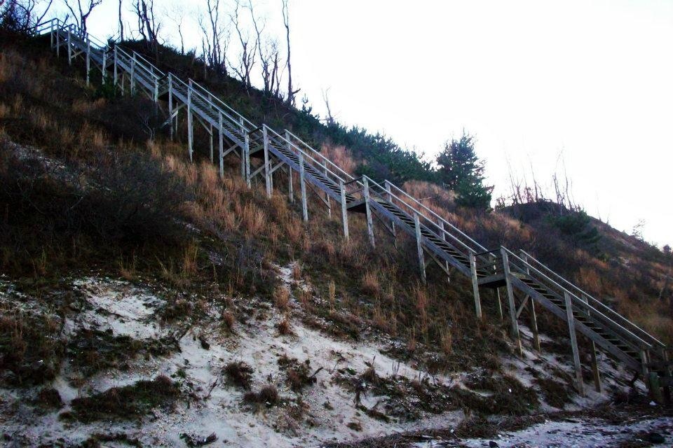 Beach stairs