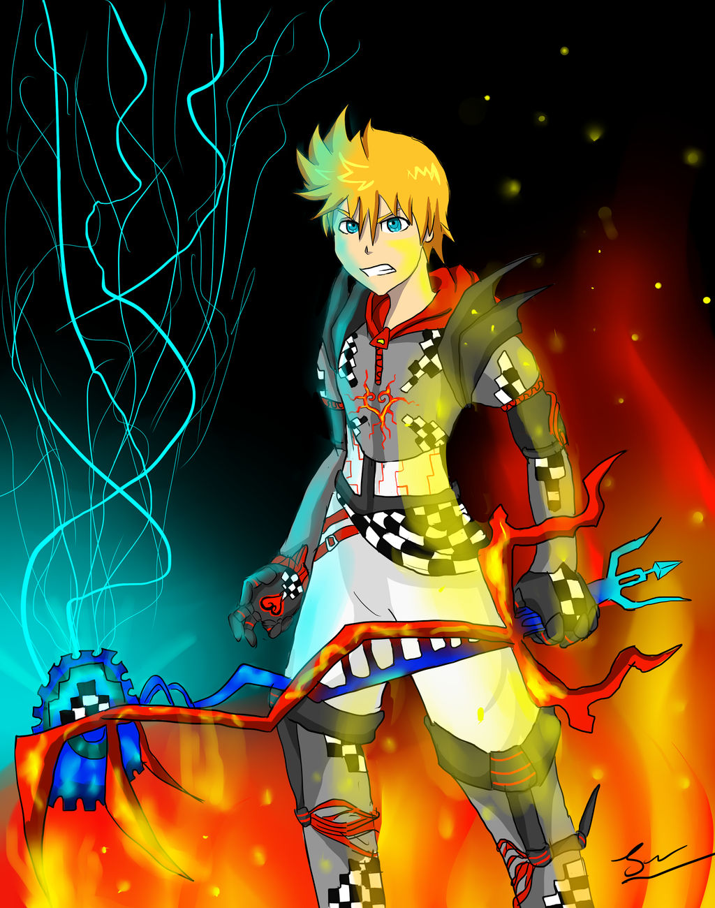 Roxas kh by SaraDellaF on DeviantArt
