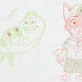 Disney Sketch Practice 07 - Tiana + Naveen, Nick
