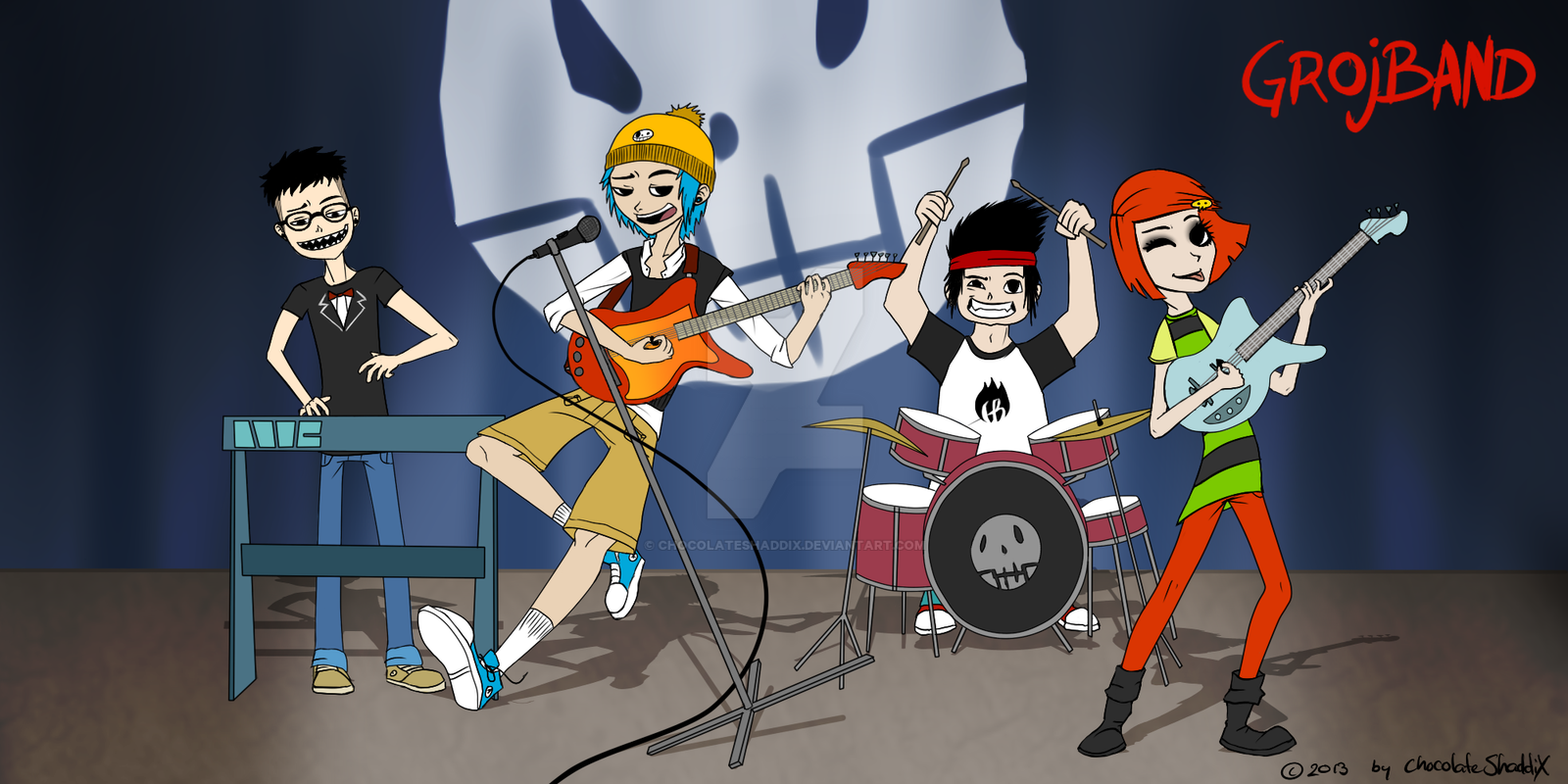 Grojband by ChocolateShaddiX on DeviantArt