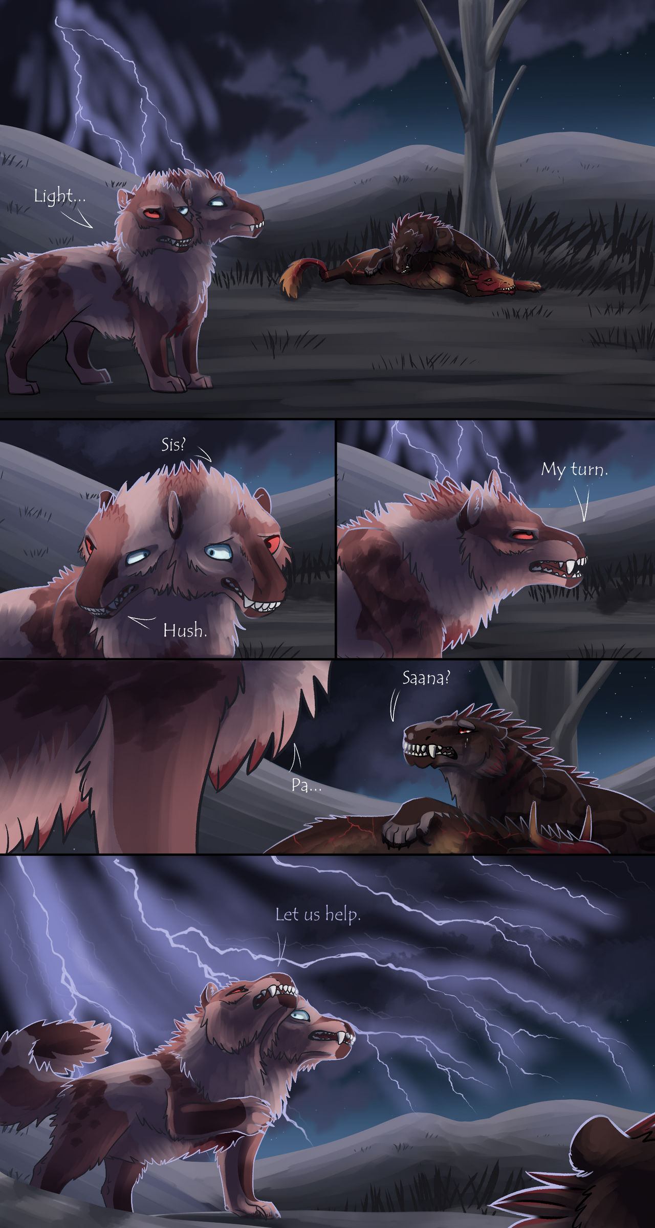 And I could hear the thunder...