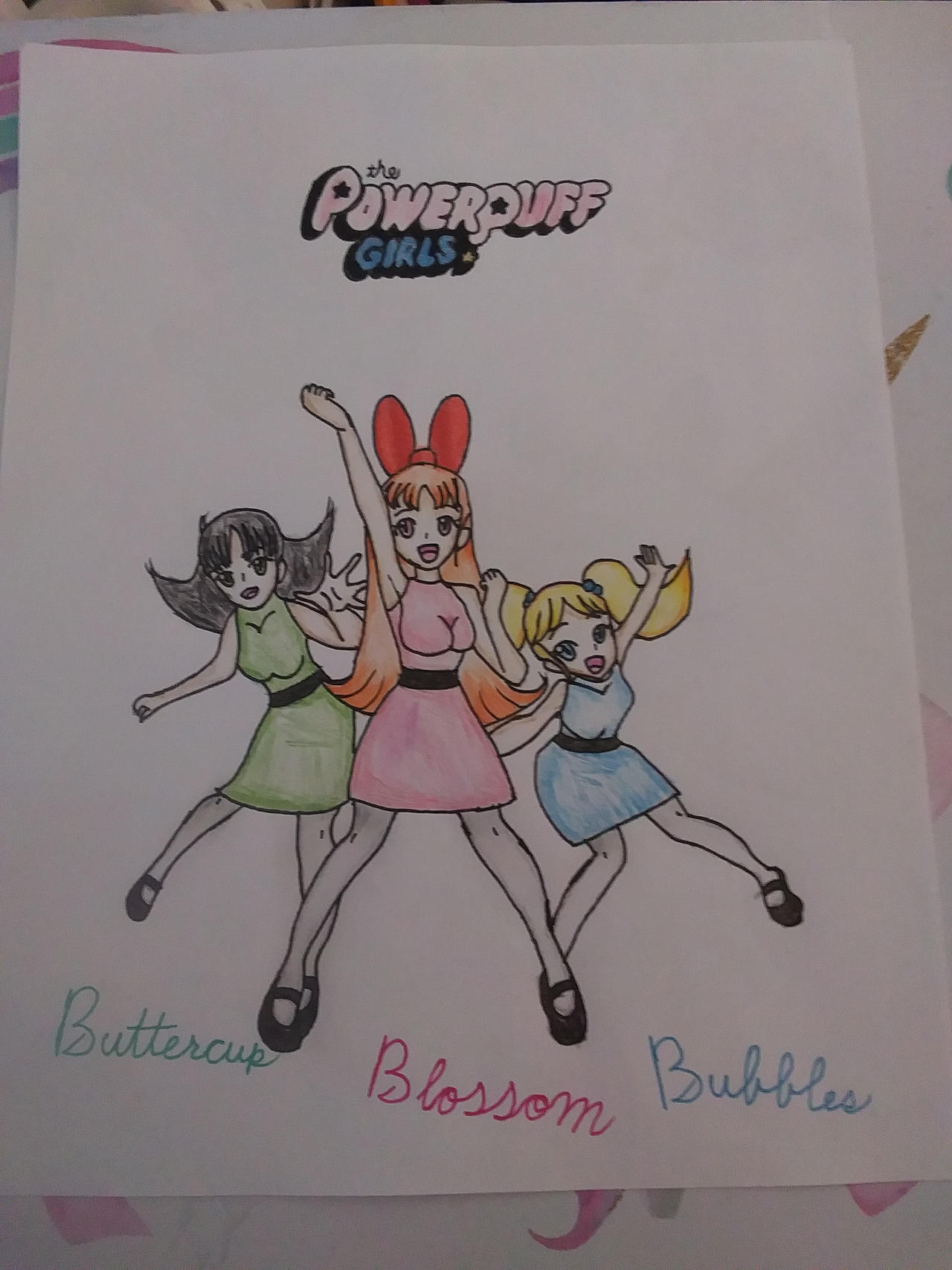 Powerpuff Style. Deviantart The Powerpuff Girls in My Style by Dria-English on DeviantArt