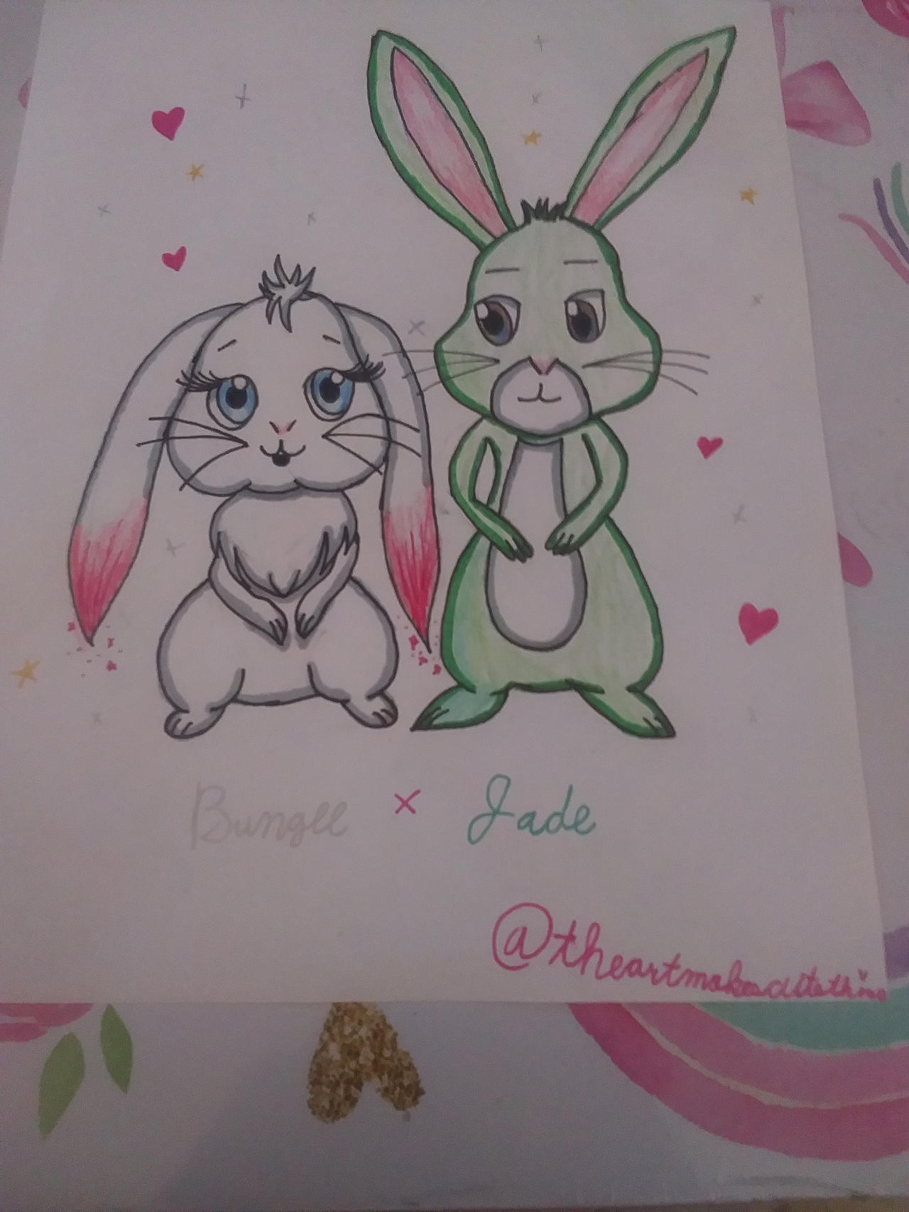 Hade Rabbit Bungee x Jade Rabbit by Dria-English on DeviantArt