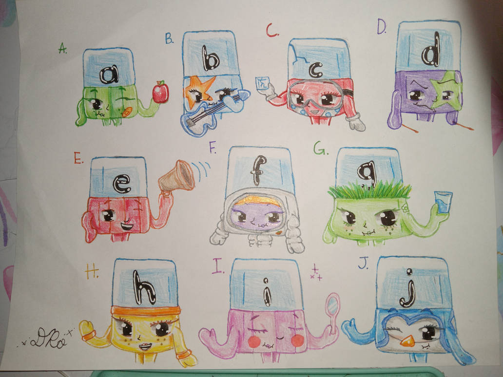 Alphablocks (Set 1) by Dria-English on DeviantArt