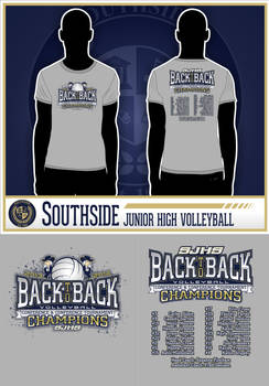 SJHS Volleyball Back to Back Tee