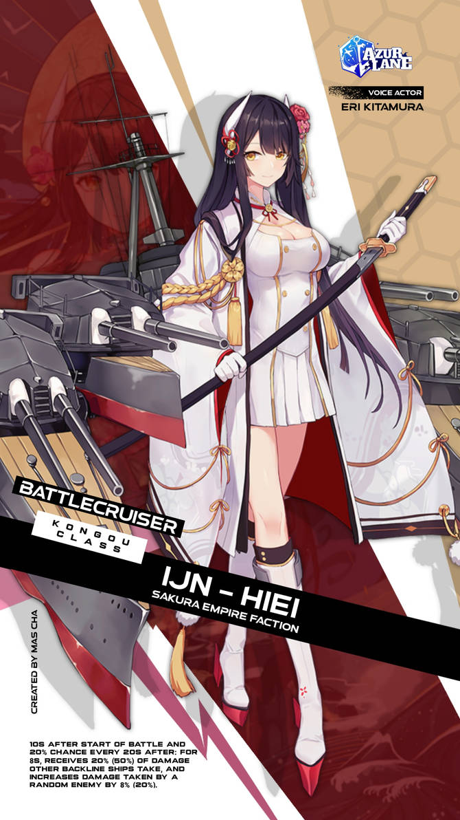 Ijn Deviantart IJN Hiei Azur Lane Wallpaper by MasChaaa on DeviantArt