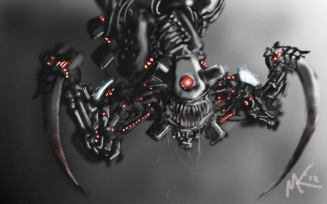 Slasher Robots Ceiling Slasher Robot concept by mkoewler on DeviantArt
