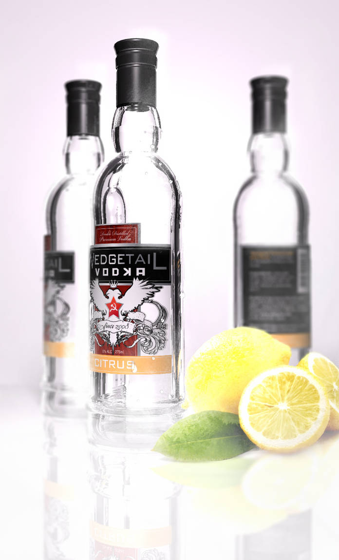 Vodka Product Render