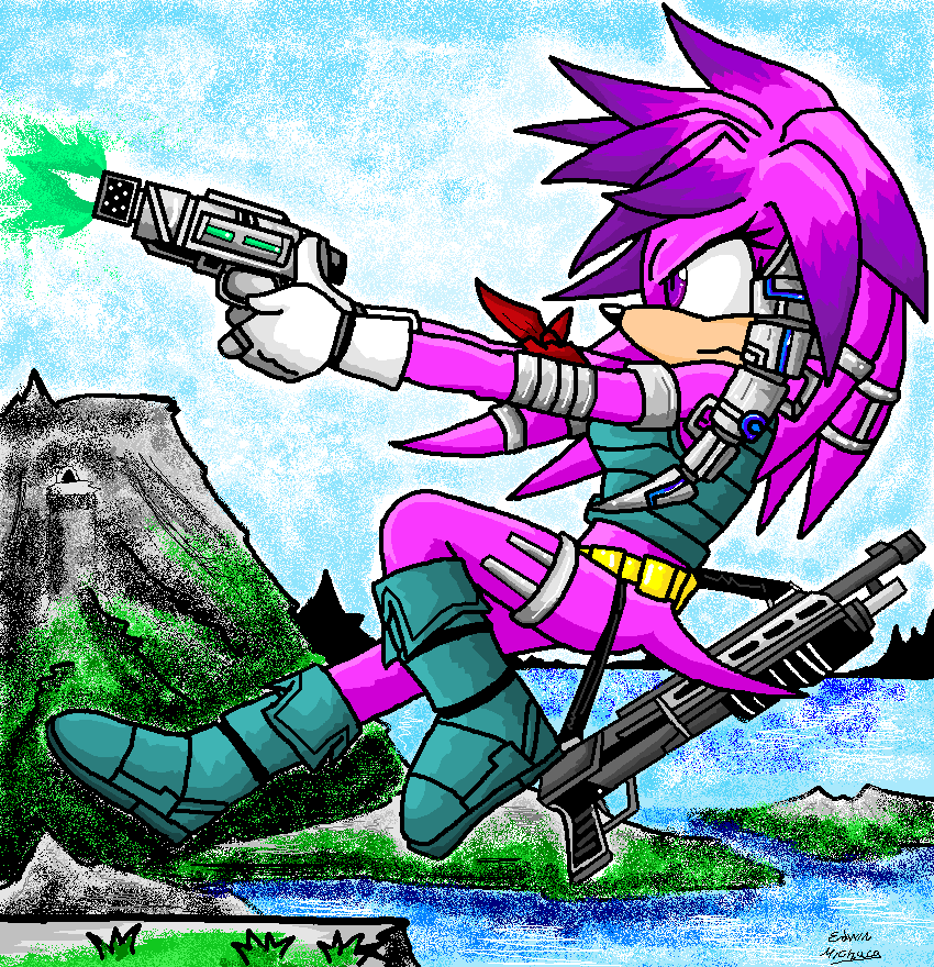 Sonic Cannel - Julie-Su the Echidna by ShadowLifeman on DeviantArt