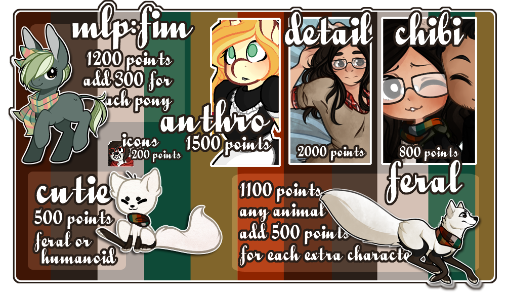 [7 Slots] Commission Sheet [ SALE! PAYPAL OPTION ]