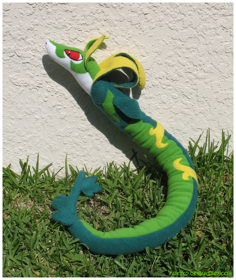 Serperior plush by Fox7XD on DeviantArt