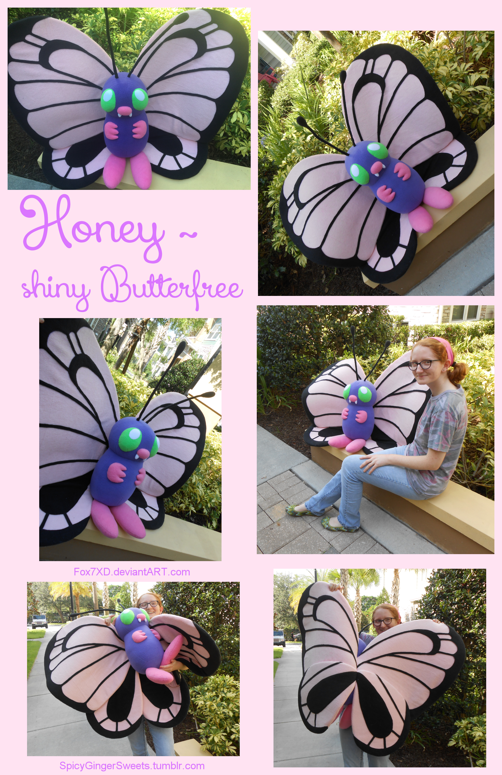 Life sized Butterfree Plush