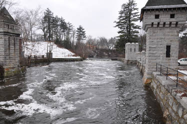 Spicket River in Methuen, MA