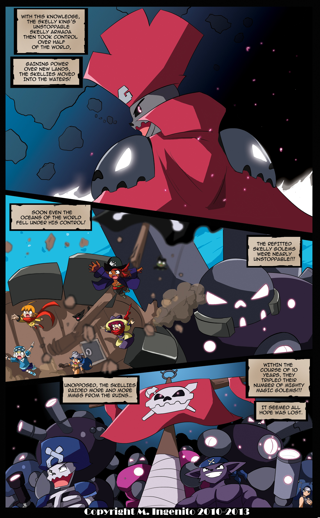 The Pirate Madeline Page 10: Unstoppable Skellies