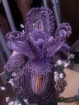 French Wire Beaded Iris by Spritzykins