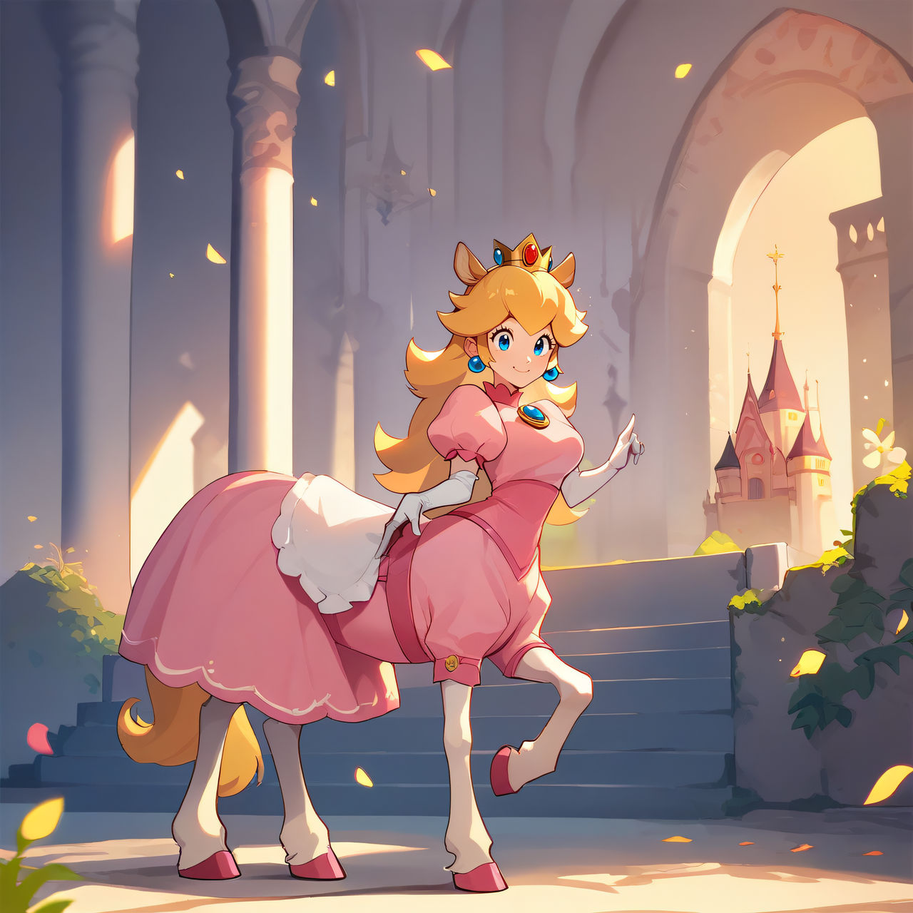 Princess Centar Princess Peach as centaur by goodman3 on DeviantArt