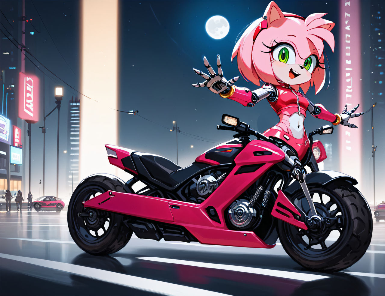 Mototaur Deviantart Amy Rose As A Motorcycle Taur by goodman3 on DeviantArt