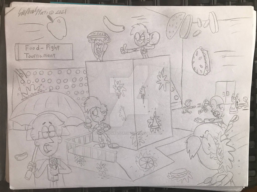 Food fight tournament by StephenRStorti91 on DeviantArt
