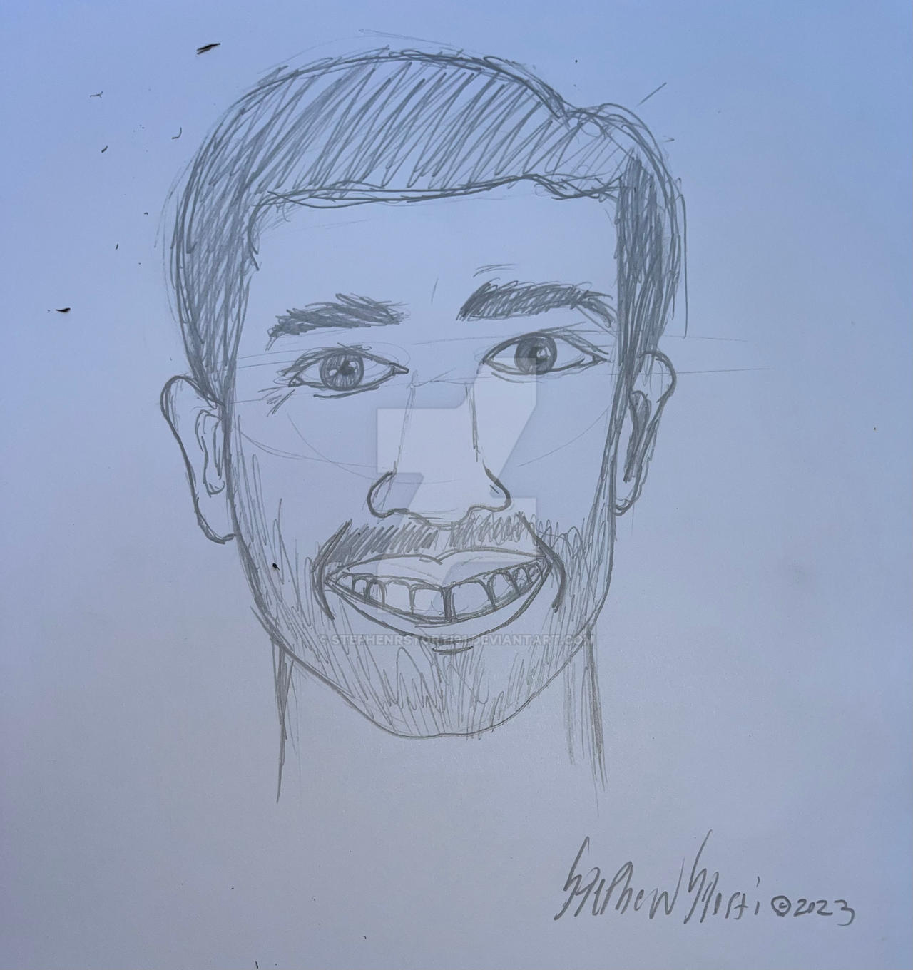 semi realistic male face sketch by StephenRStorti91 on DeviantArt