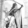 The duchess whips a slave