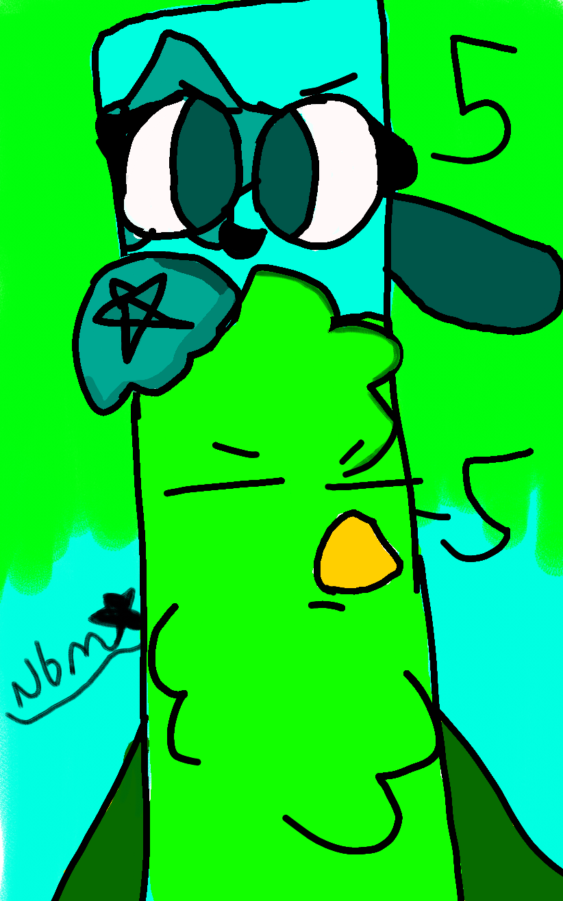 Number Block Negative Three Negative numberblocks day 5 by numberblocksmonths on DeviantArt