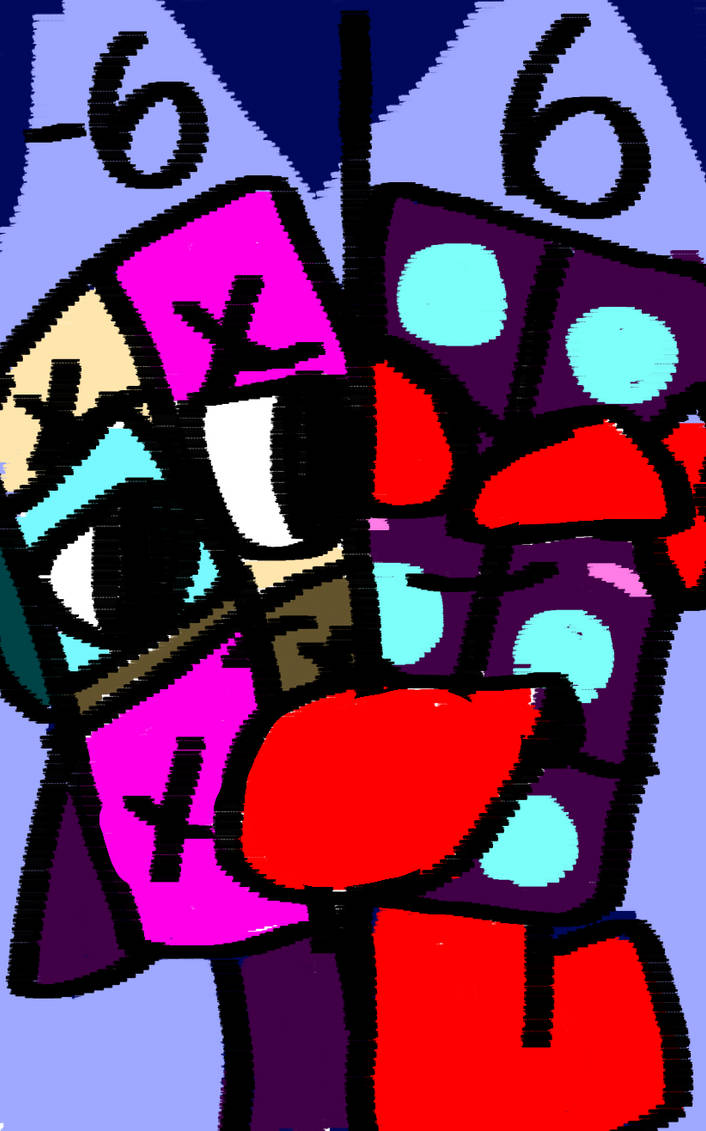 Number Block Negative Three Negative numberblocks day 6 by numberblocksmonths on DeviantArt