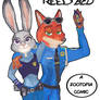 Reed Bed - Zootopia Comic Cover