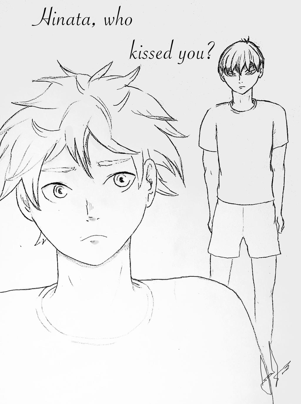 Hinata, who kissed you? manga cover
