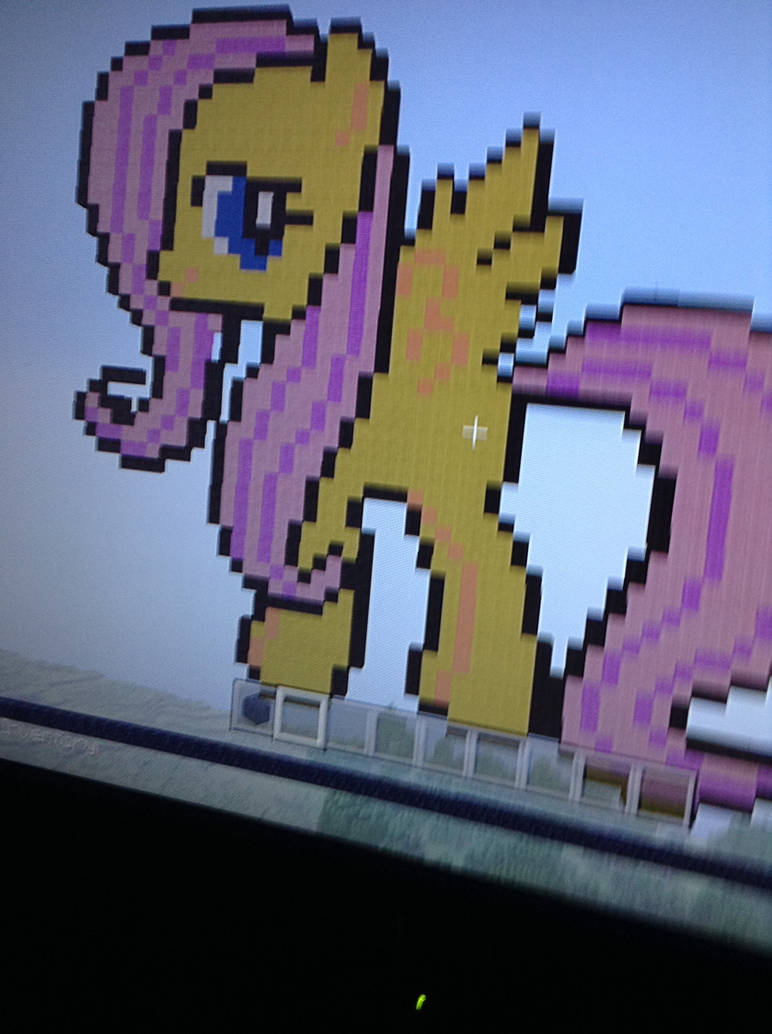 Fluttershy pixel art 2 by pyro798 on DeviantArt